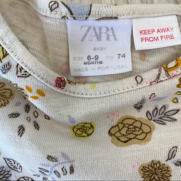 Zara Baby 6-9M Fruit & Flower Short-Sleeve Tee - Picture 7 of 7